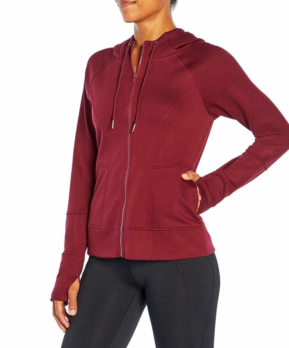 Best reviews of 𧨠Marika Windsor Wine Danya Zip-Up Hoodie - π© Women π - Image 2