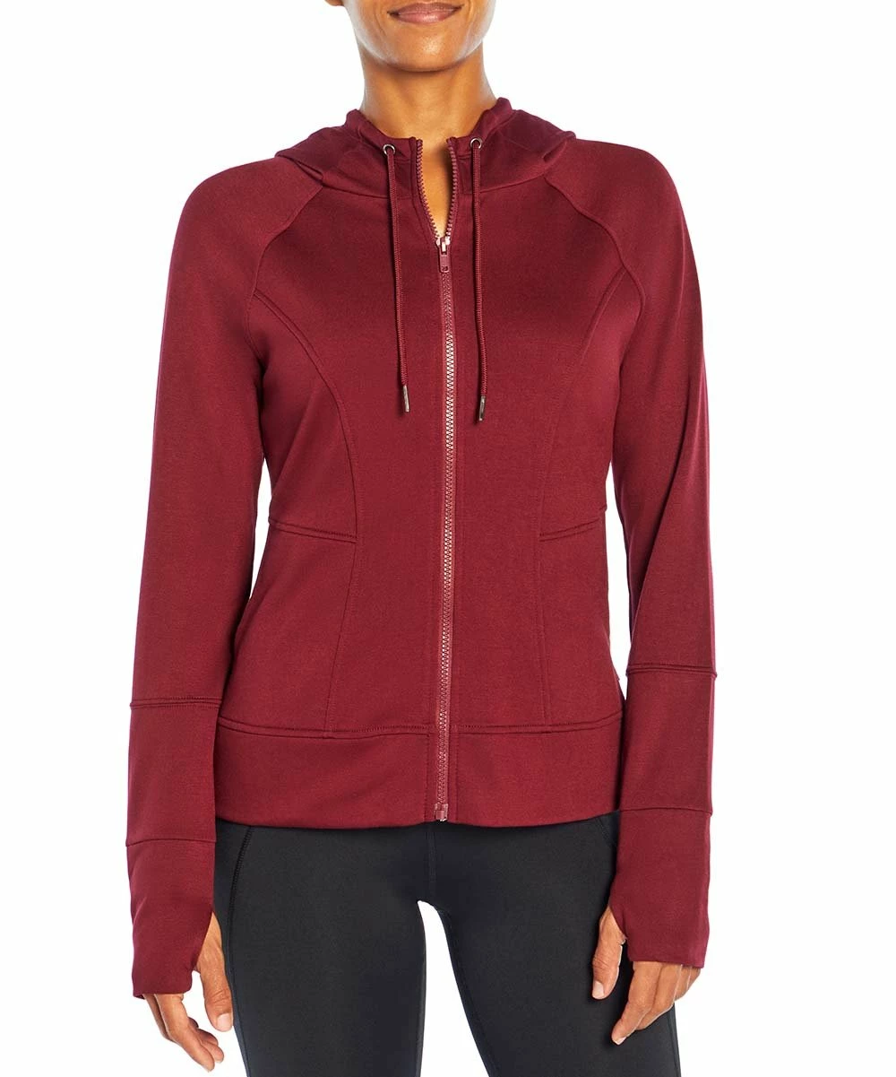 Best reviews of 𧨠Marika Windsor Wine Danya Zip-Up Hoodie - π© Women π