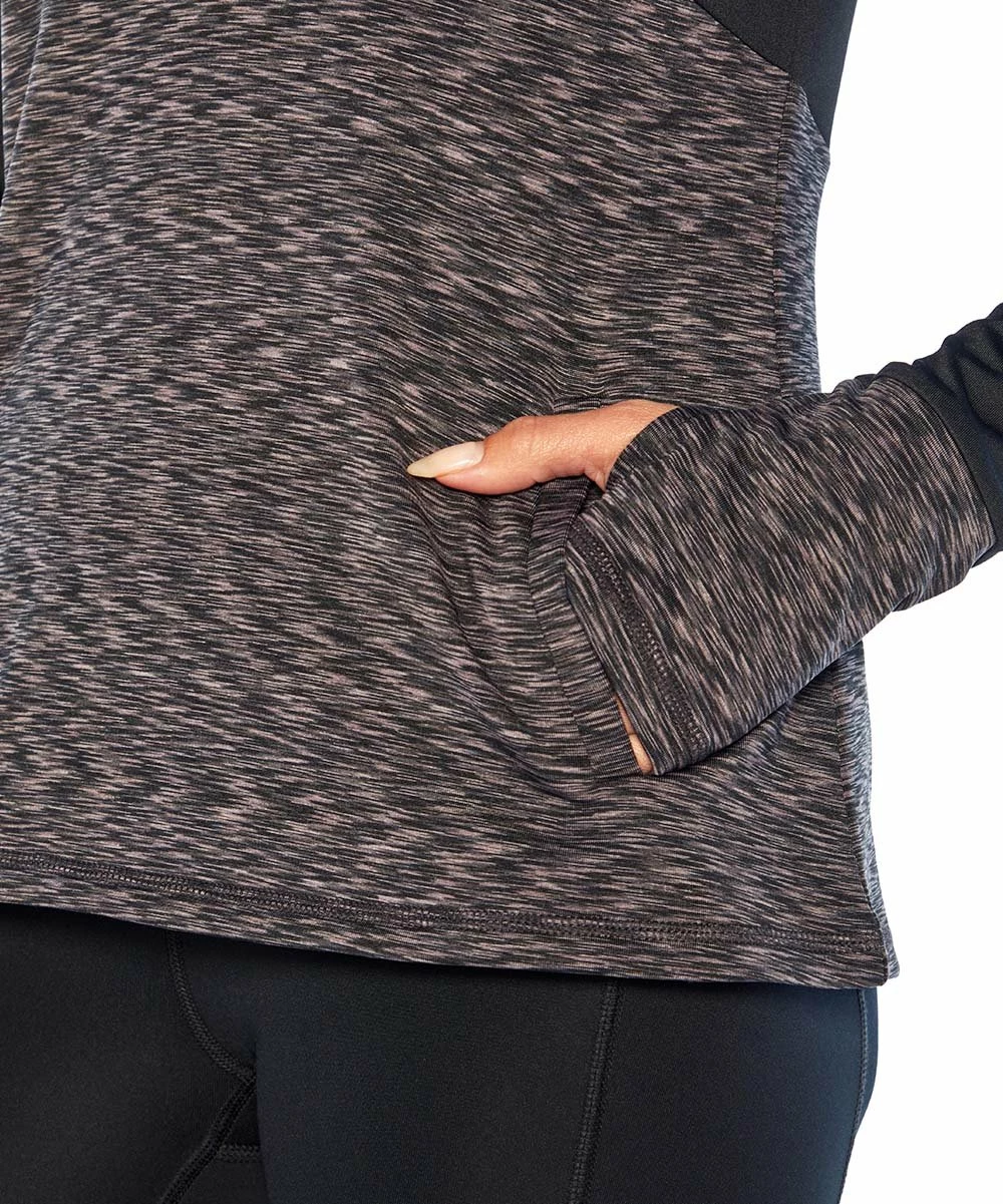 Top 10 π Marika Black Static Space-Dye Justine Zip Pullover - π© Women π - Image 2