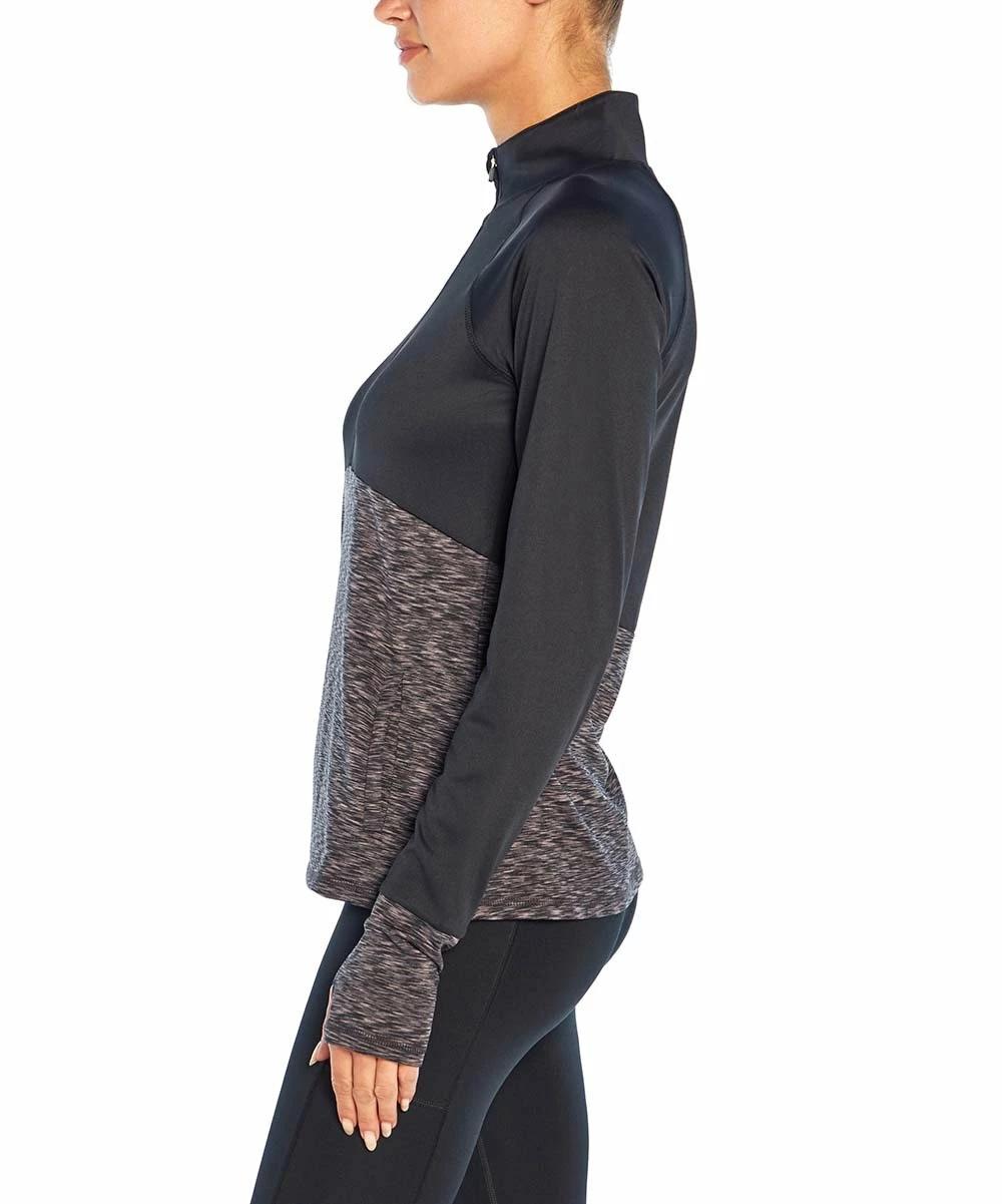 Top 10 π Marika Black Static Space-Dye Justine Zip Pullover - π© Women π - Image 3