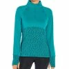 Coupon 🎉 Marika Quetzal Green Space Dye Raglan-Sleeve Quarter-Zip Pullover - 👩 Women 🎉
