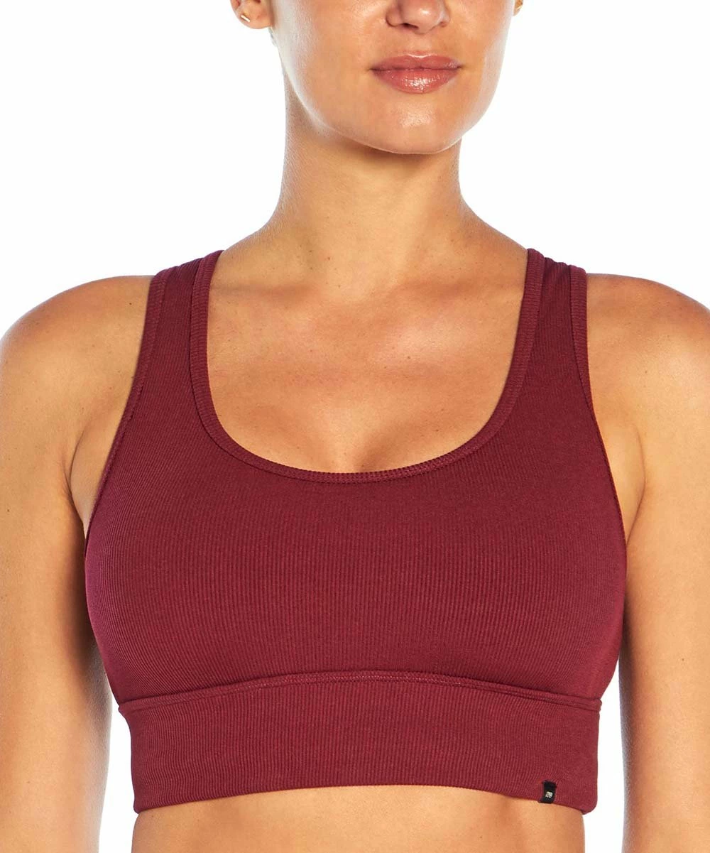 Top 10 π Marika Windsor Wine Ginger Racerback Sports Bra π₯ - Image 3