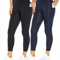 Best reviews of π₯° Marika Black & Midnight Blue 25'' Flat Ankle Leggings Set - π© Women π€©