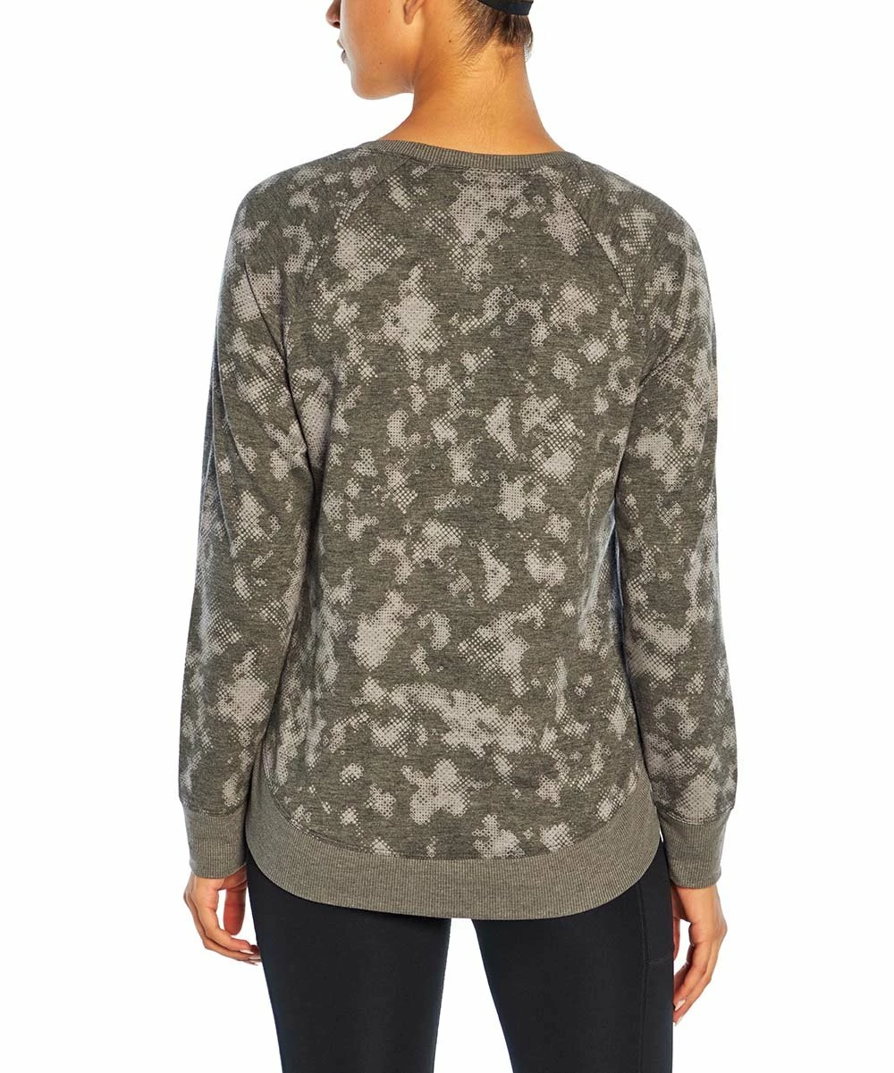 Cheap π Marika Black & Gray Abstract Camo Maison Tulip-Hem Scoop Neck Pullover - π© Women β€οΈ - Image 3
