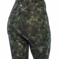 Outlet 🔥 Marika 25'' Pine Green & Brown Abstract Camo Nilly High-Waist Leggings - 👩 Women ❤️