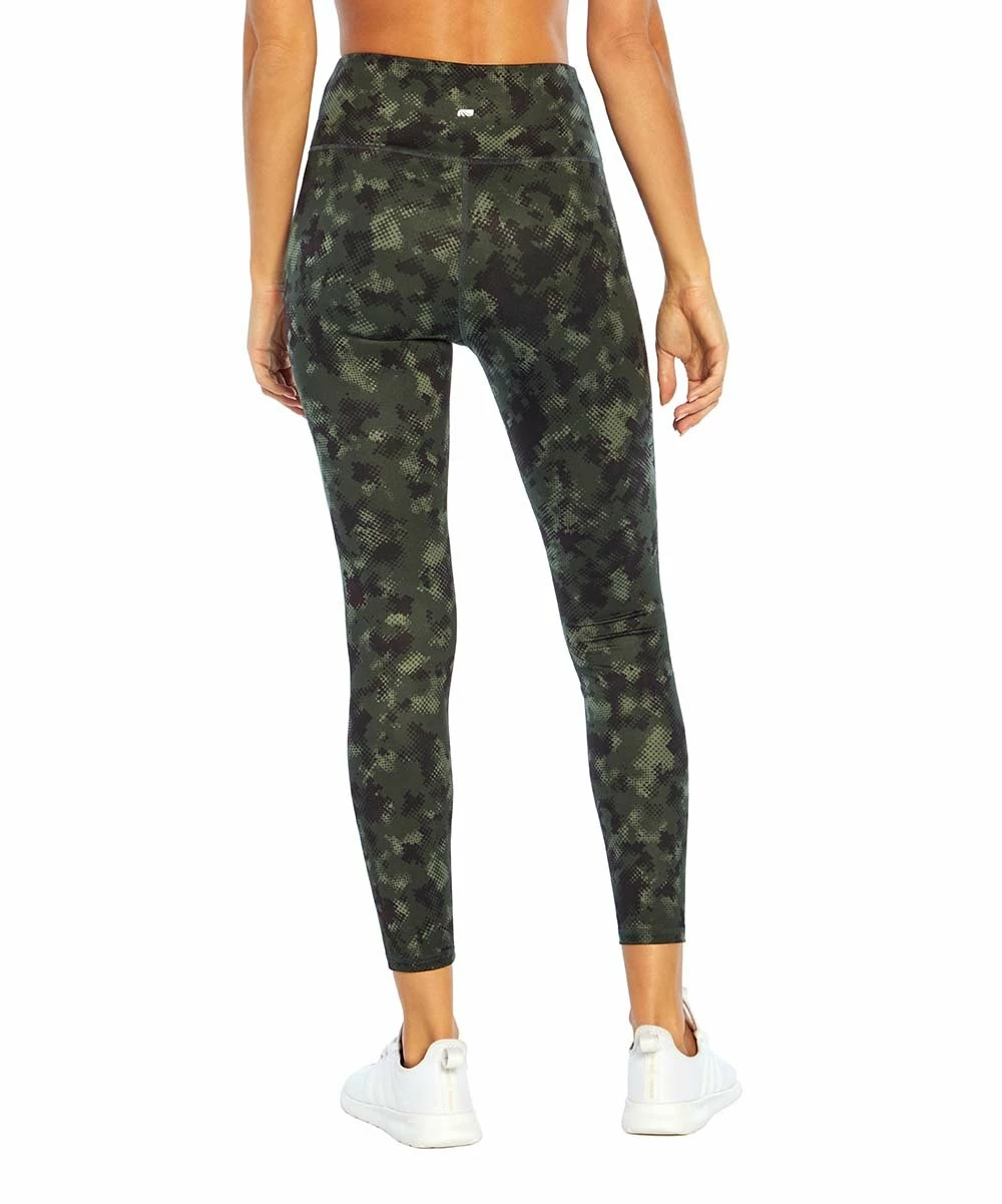 Outlet ๐ฅ Marika 25'' Pine Green & Brown Abstract Camo Nilly High-Waist Leggings - ๐ฉ Women โค๏ธ - Image 5