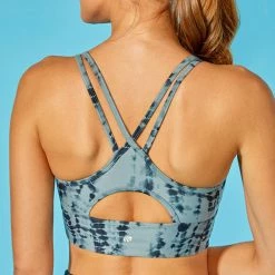 Coupon 😍 Marika Trooper Distressed Snake-Print Brooklyn Sports Bra 🥰