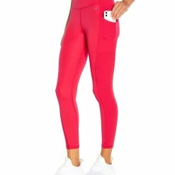 Coupon 😍 Cycle House By Marika 25'' Bright Rose Generate Pocket Leggings - 👩 Women ✨