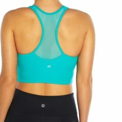 Coupon 🔔 Cycle House By Marika Ceramic Aqua Alma Longline Racerback Sports Bra 🤩