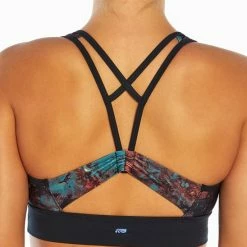 Outlet 🧨 Cycle House By Marika Moonlit Ocean Oxidize Cutout Blake Racerback Sports Bra 👏
