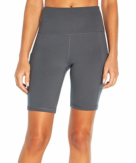 Hot Sale βοΈ Marika Turbulence Gray Olga Tummy-Control Pocket 9'' Bike Shorts - π© Women π₯° - Image 3