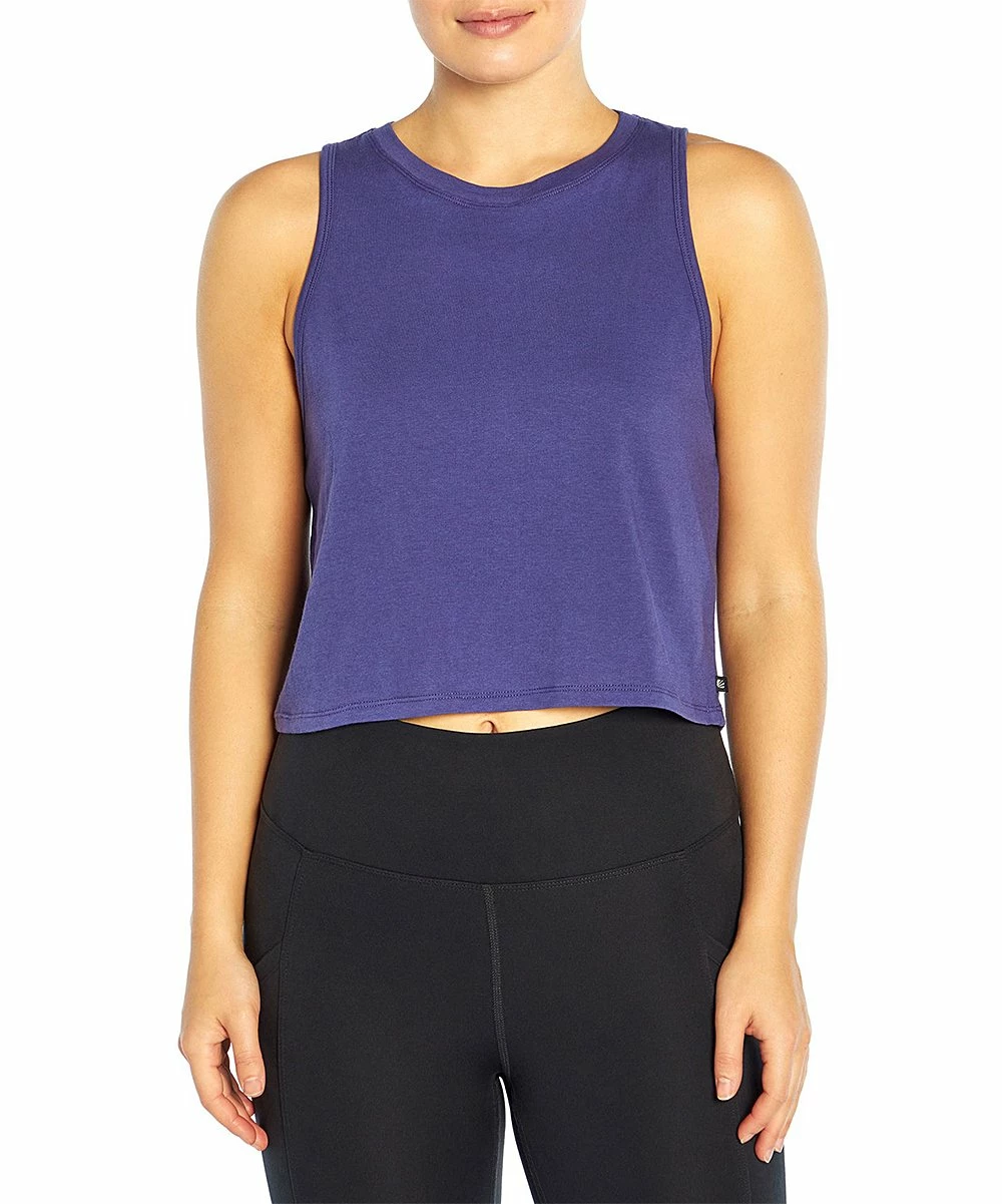Cheap β Marika Navy Blue Spectrum Crop Tank - π© Women β - Image 3