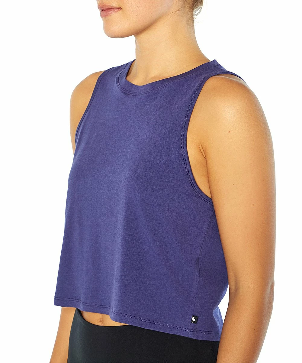 Cheap β Marika Navy Blue Spectrum Crop Tank - π© Women β