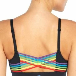 Best deal 👏 Marika Black Back-Crisscross Declan Sports Bra 🔔