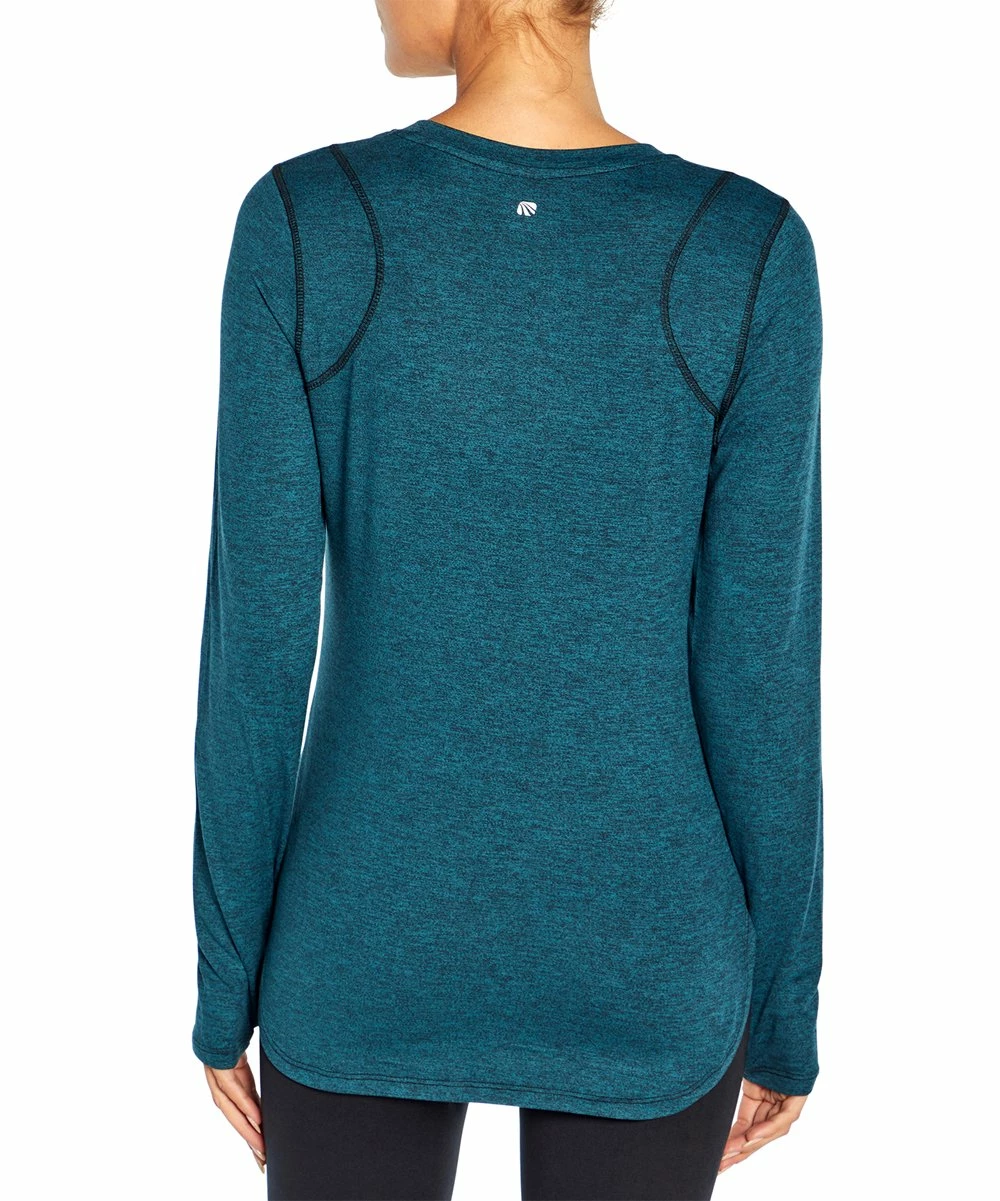 Best deal π― Marika Heather Teal Dragonfly Victoria Long-Sleeve Top - π© Women π - Image 4