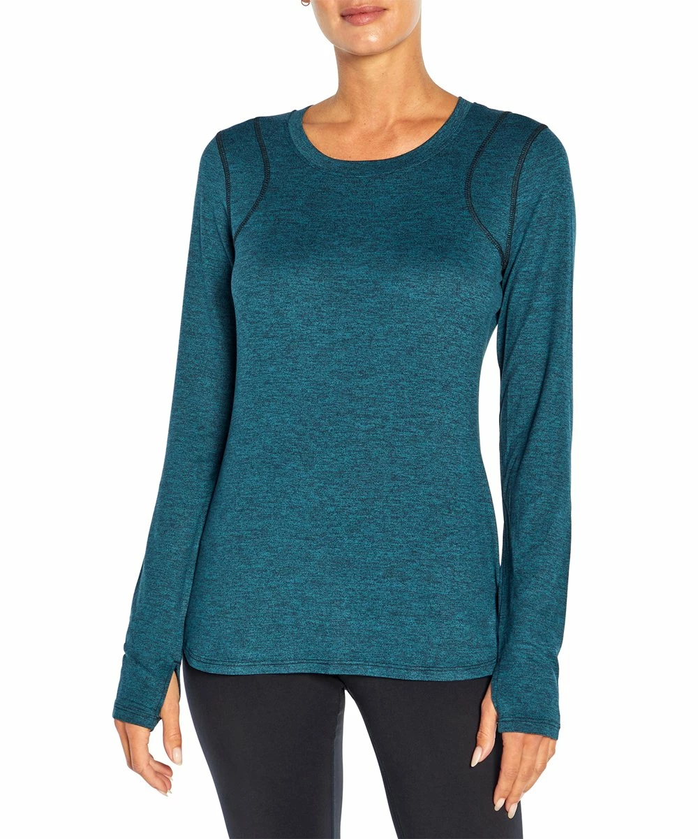 Best deal π― Marika Heather Teal Dragonfly Victoria Long-Sleeve Top - π© Women π