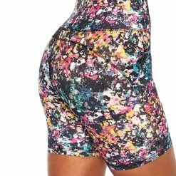 Cheap 😉 Cycle House By Marika Black & Pink Multicolor Laura Bermuda Pocket Bike Shorts - 👩 Women 💯