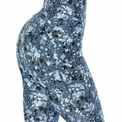 Cheapest 🎉 Marika Blue Ombré Splatter Pocket Freya Ankle 25" Leggings - 👩 Women 🎁