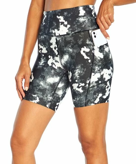 Flash Sale π Marika White & Black Ink Dip Pocket Lex 7" Bike Shorts - π© Women β - Image 2