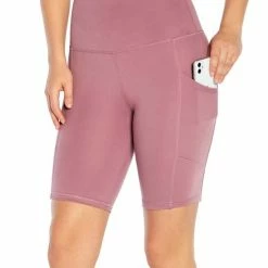 Cheap ⌛ Marika Dusky Orchid Brenda Tummy Control 9'' Bermuda Bike Shorts - 👩 Women 🌟