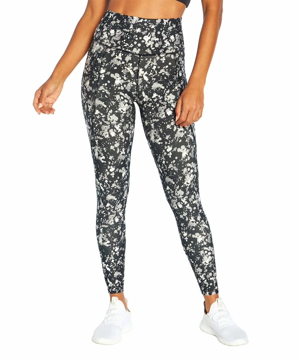 Hot Sale π Marika Black Splatter Pocket Freya Ankle 25" Leggings - π© Women 𧨠- Image 5