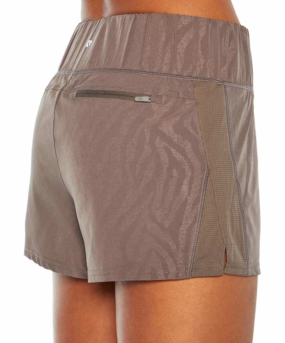 Best reviews of 𧨠Marika Plum Kitten Distress Zebra Emboss Express Pocket 3'' Shorts - π© Women π€©