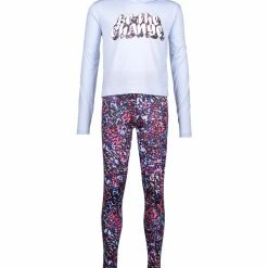 Buy ⭐ Marika Blue 'Be The Change' Hoodie & Purple Abstract Leggings - 👧 Girls ✔️