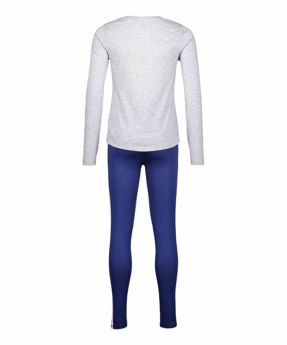 Best reviews of βοΈ Marika Heather Gray 'Epic Days Ahead' Tee & Navy Stripe Leggings - π§ Girls βοΈ - Image 2