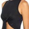 Cheapest 😀 Marika Black Tiffany Tie-Front Tank - 👩 Women 🥰