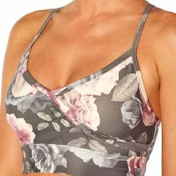 Cheap 🎁 Marika Ombré Blue Country Floral Jada Longline Sports Bra 🌟