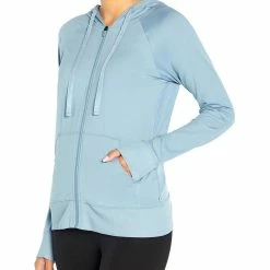 Top 10 😍 Marika Ashley Blue Mona Zip-Up Hooded Jacket - 👩 Women 🔔