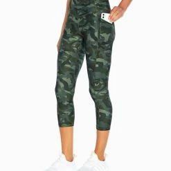 New 😍 Marika Thyme Cloudy Camo Edge Pocket 22'' Capri Leggings - 👩 Women 🤩
