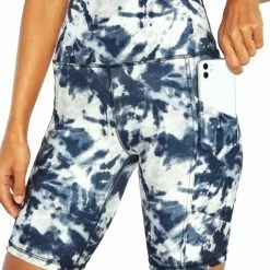 Budget 🛒 Marika 9'' Black & White Spiral Brenda Tummy-Control Bike Shorts - 👩 Women ✔️