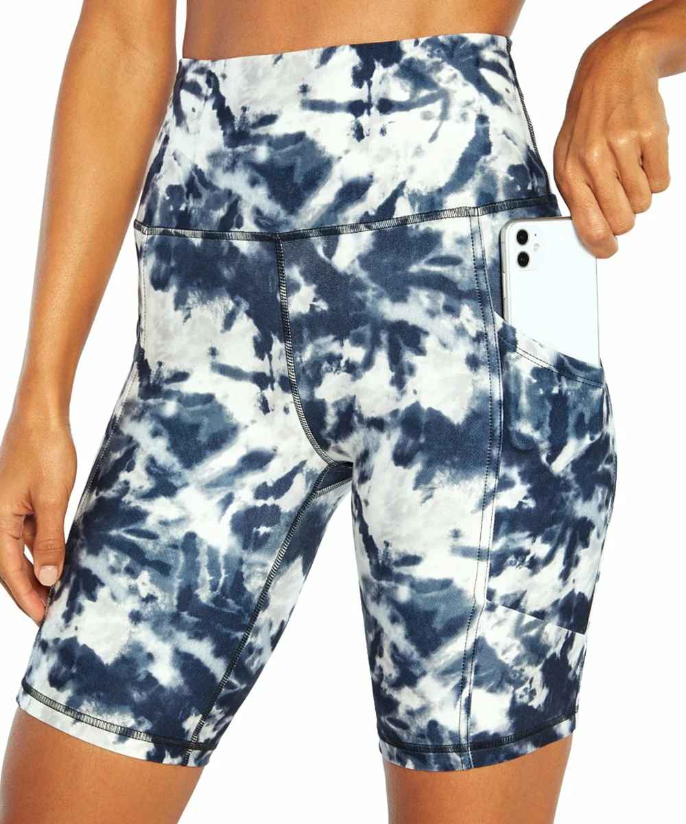 Budget π Marika 9'' Black & White Spiral Brenda Tummy-Control Bike Shorts - π© Women βοΈ