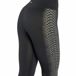 Flash Sale 💯 Marika Black & Gray Snake-Print Detail Mila 27'' Leggings - 👩 Women 🧨