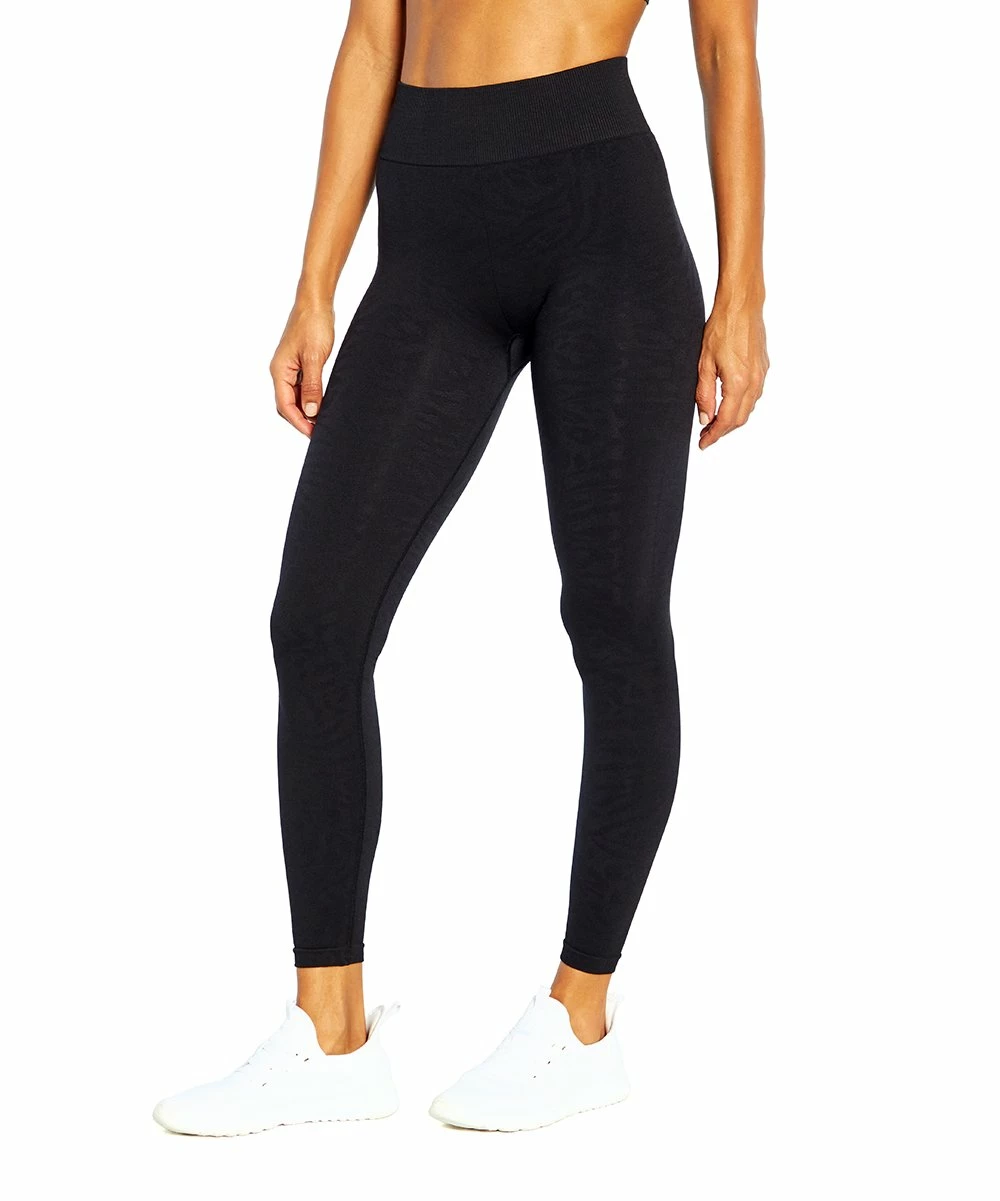 Cheapest 👍 Marika Black & Gray Snake-Accent Kayla & Mila 25'' Leggings Set - 👩 Women ✔️ 5 Cheapest 👍 Marika Black & Gray Snake-Accent Kayla & Mila 25'' Leggings Set - 👩 Women ✔️ - Image 5