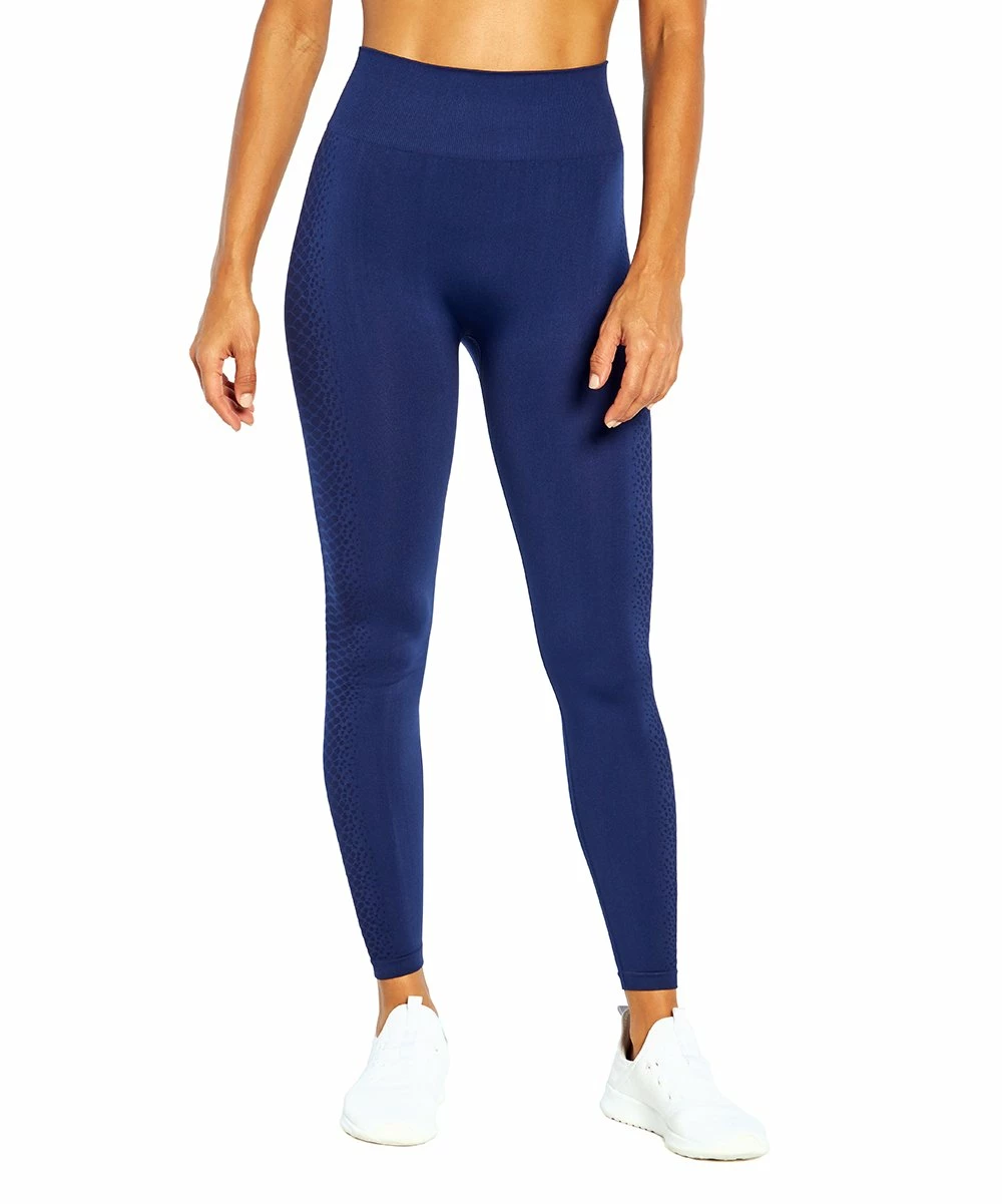 Outlet β Marika Blue & Black Snake-Accent Mila 25'' Leggings Set - π© Women β - Image 2