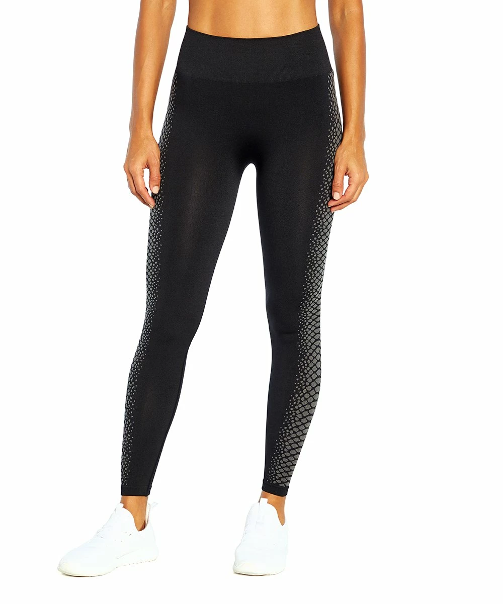 Outlet β Marika Blue & Black Snake-Accent Mila 25'' Leggings Set - π© Women β - Image 3