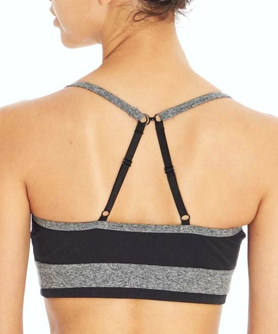 Best deal ⭐ Marika Gray & Black Liam Sports Bra ✨