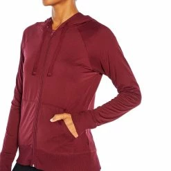 Discount 🔥 Marika Windsor Wine Mona Zip Jacket - 👩 Women 💯
