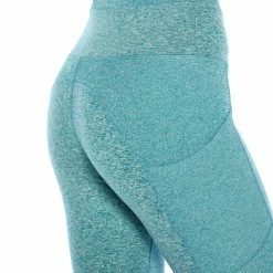 Outlet 🥰 Marika 25'' Heather Blue Coral Hannah Pocket Leggings - 👩 Women 👍
